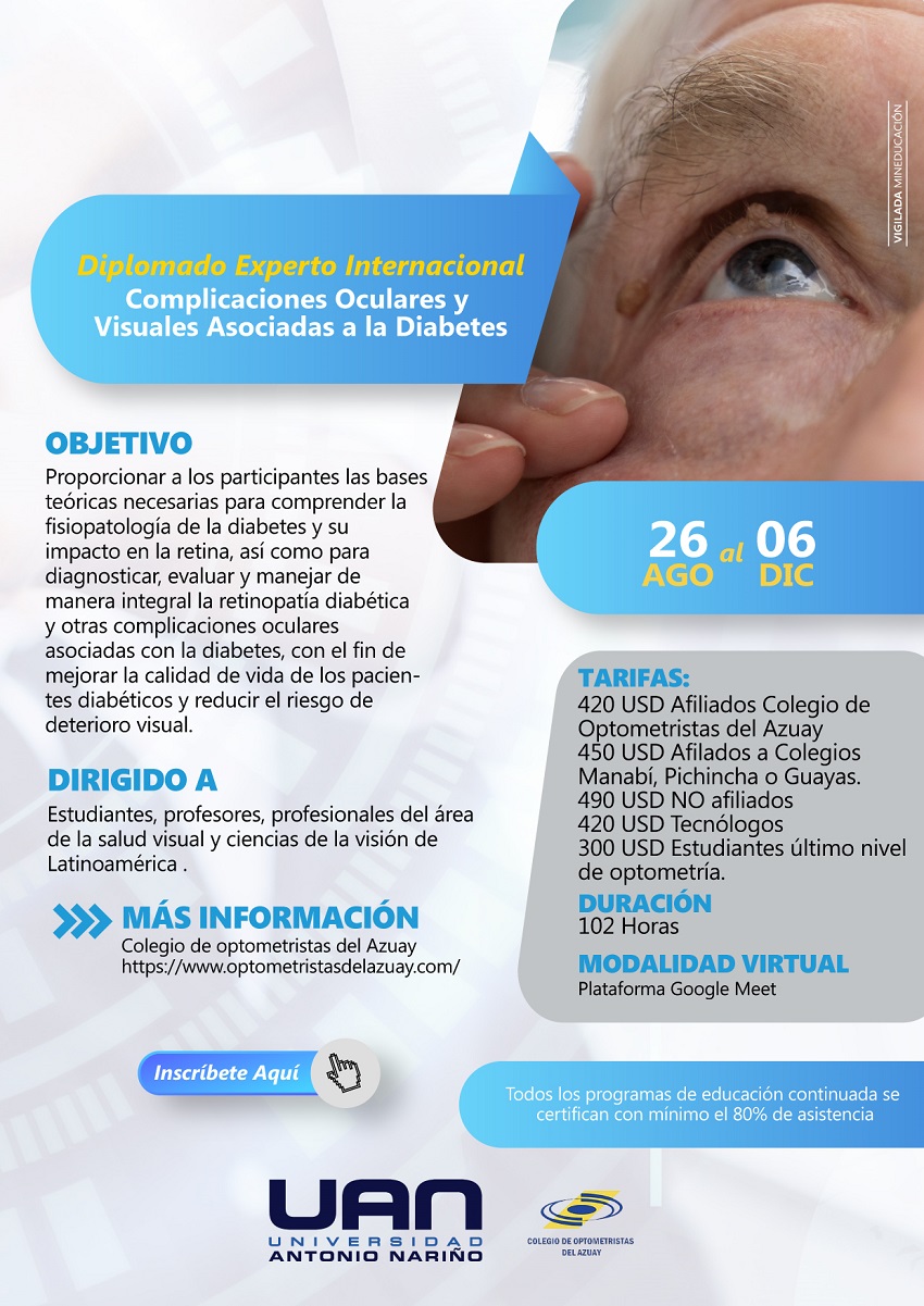 ExpertoInternacionalComplicacionesOcularesAsociadosDiabetes CircunvalarVirtual2024 M