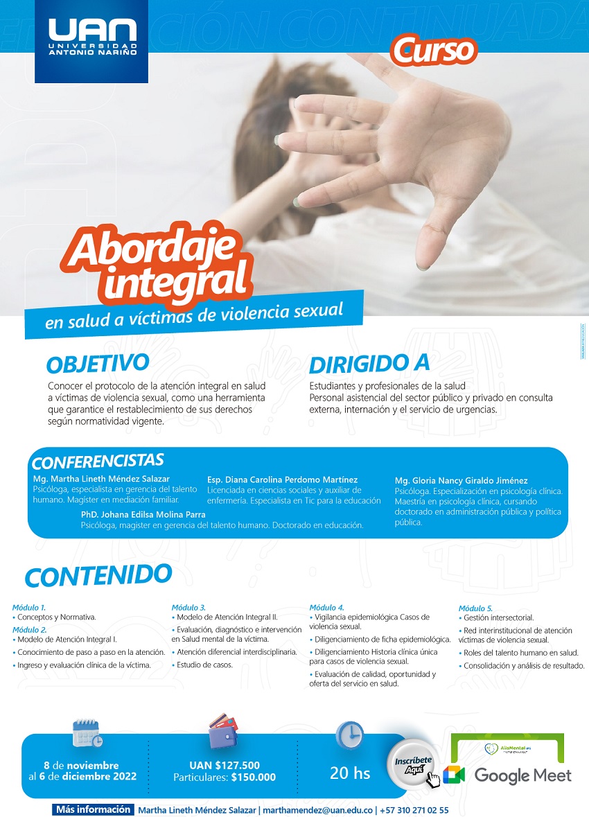 AbordajeIntegralSaludVictimasViolenciaSexual ArmeniaVirtual M