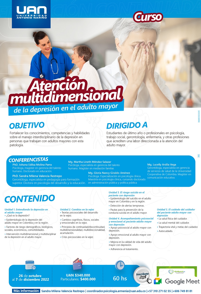 AtencionMultidimensionalDepresionAdultoMayor ArmeniaVirtual M