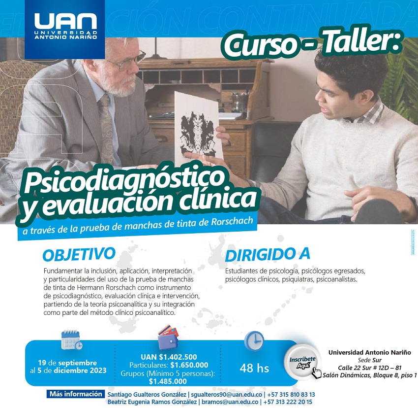 PsicodiagnosticoEvaluacionClinica SurPresencial M