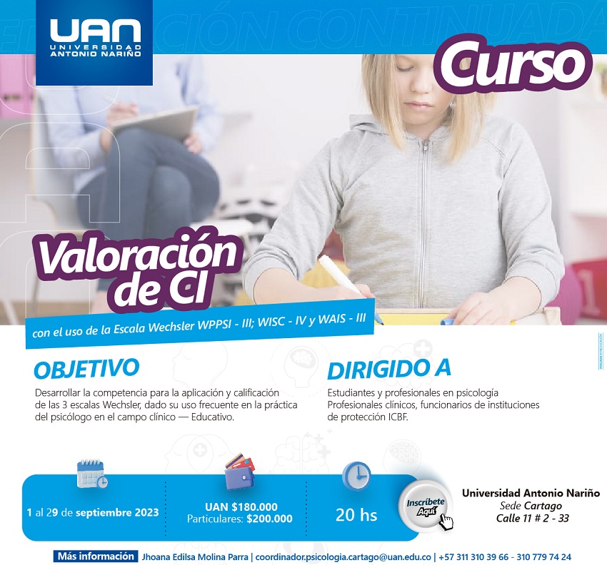 ValoracionCIUsoEscalaWechler CartagoPresencial M