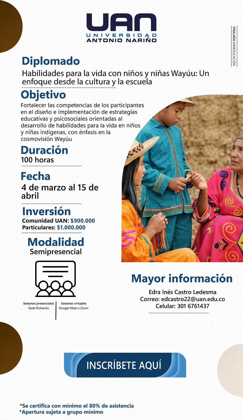 HabilidadesVivaNiniosNiniasWayuu RiohachaSemipresencial M