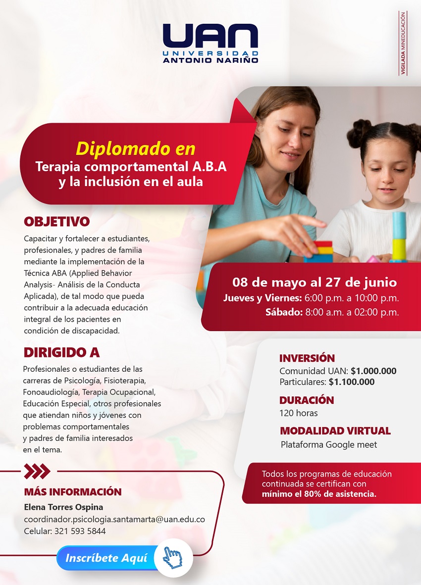 TerapiaComportamentalABAInclusionAula SantaMartaPresencial2025 M