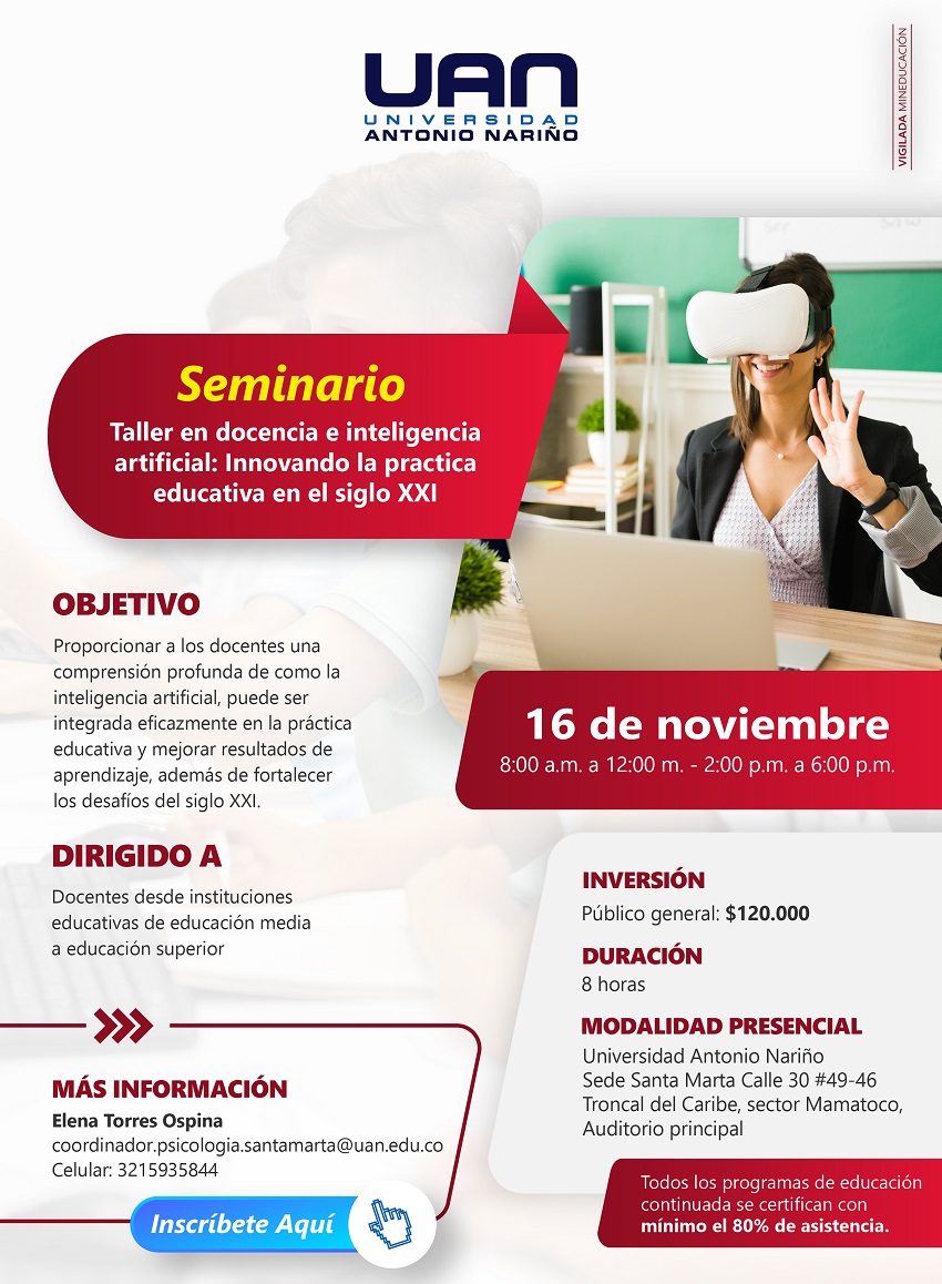 DocenciaInteligenciaArtificial SantaMartaPresencial M