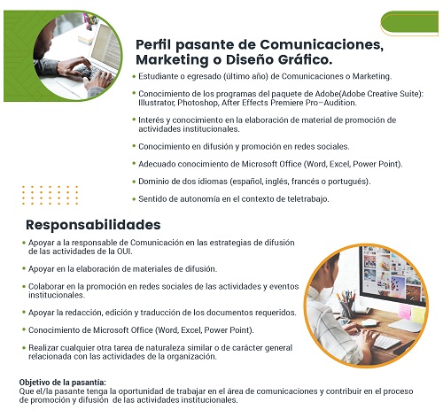 ConvocatoriaPasantiasInternacionalesOUI Comunicaciones