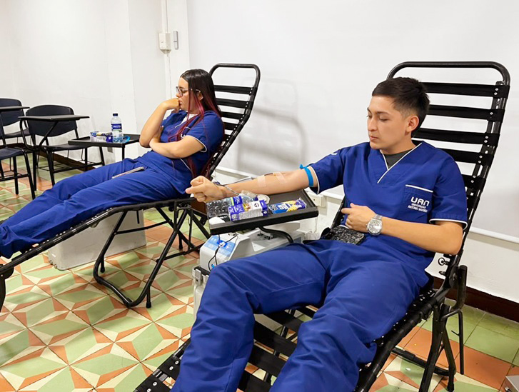 La UAN Cúcuta participó en la jornada de donación de sangre Campeones de Vida 2026