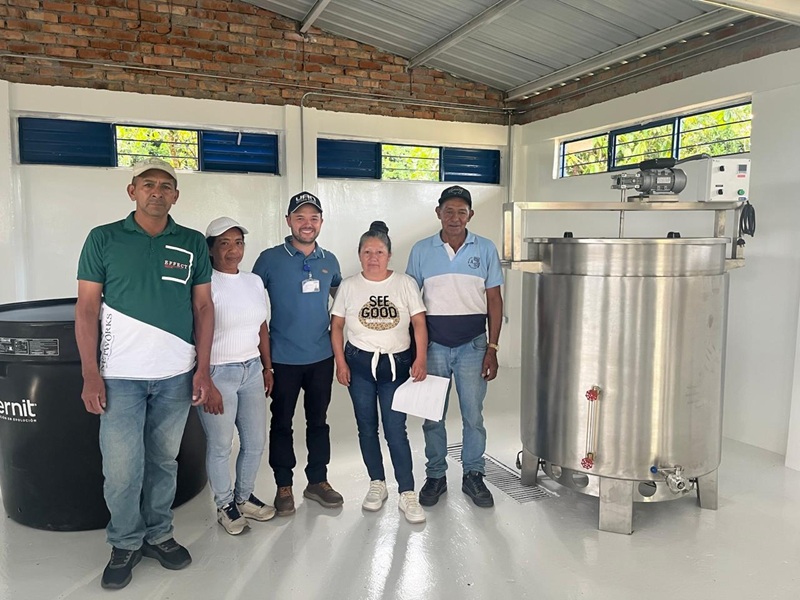 La UAN impulsa el desarrollo rural en el Cauca con la instalación de una planta de procesamiento de queso
