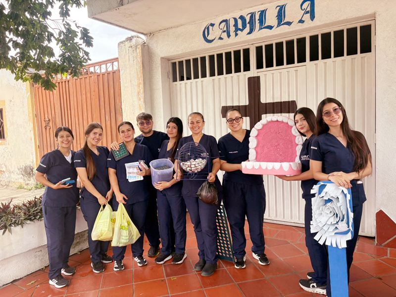 UAN lidera jornada de proyección social en salud oral para adultos mayores en Cúcuta