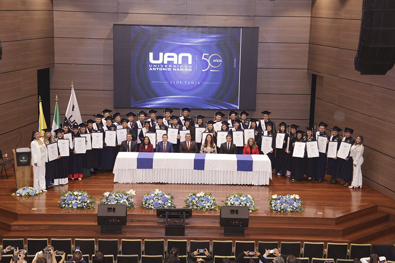 UAN Tunja celebró la ceremonia de grados 2026-I y entregó títulos a nuevos profesionales