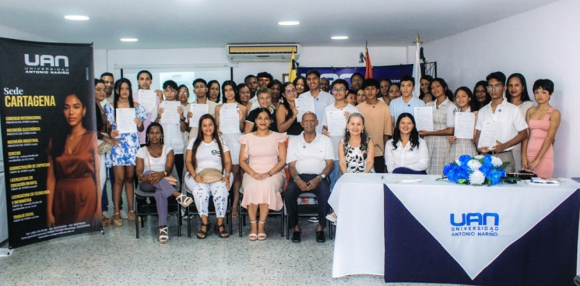 UAN reconoce a los mejores puntajes SABER 11 de instituciones educativas de Cartagena y Turbana
