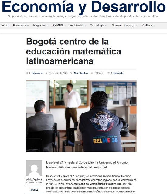 Bogotá centro de la educación matemática latinoamericana