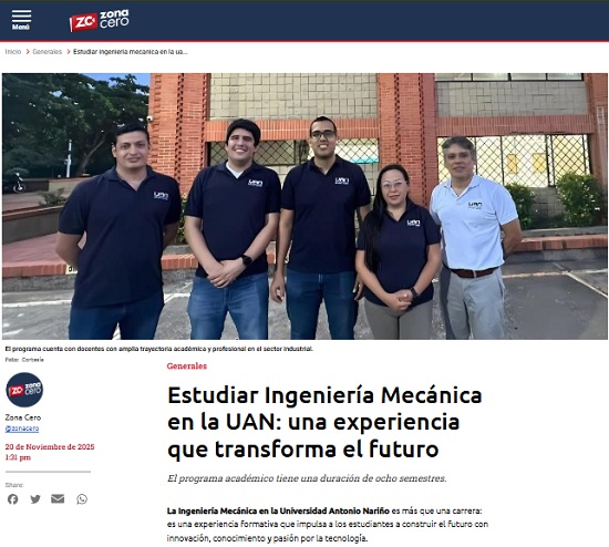 Estudiar Ingeniería Mecánica en la UAN: una experiencia que transforma el futuro