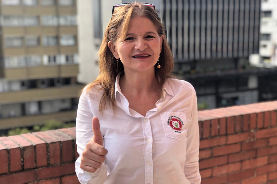 flor elisa murcia zapata directora de la fundacion rescatando vidas