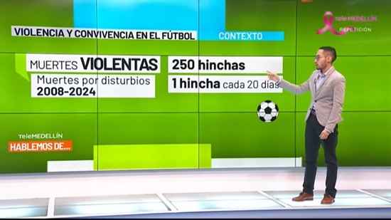 ViolenciaFutbolColombiaUnHinchaMuereCada20Dias