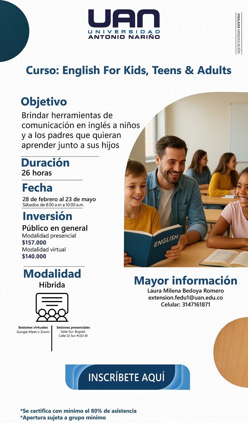 EnglishKidsTeens&Adults SurHibrido1 2026 M