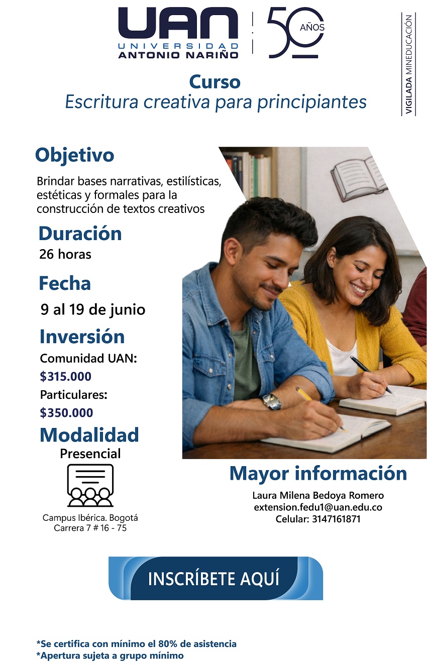 Curso: Escritura creativa para principiantes