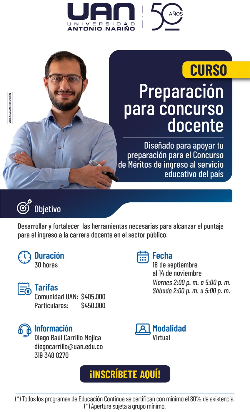 Curso: Preparación para concurso docente