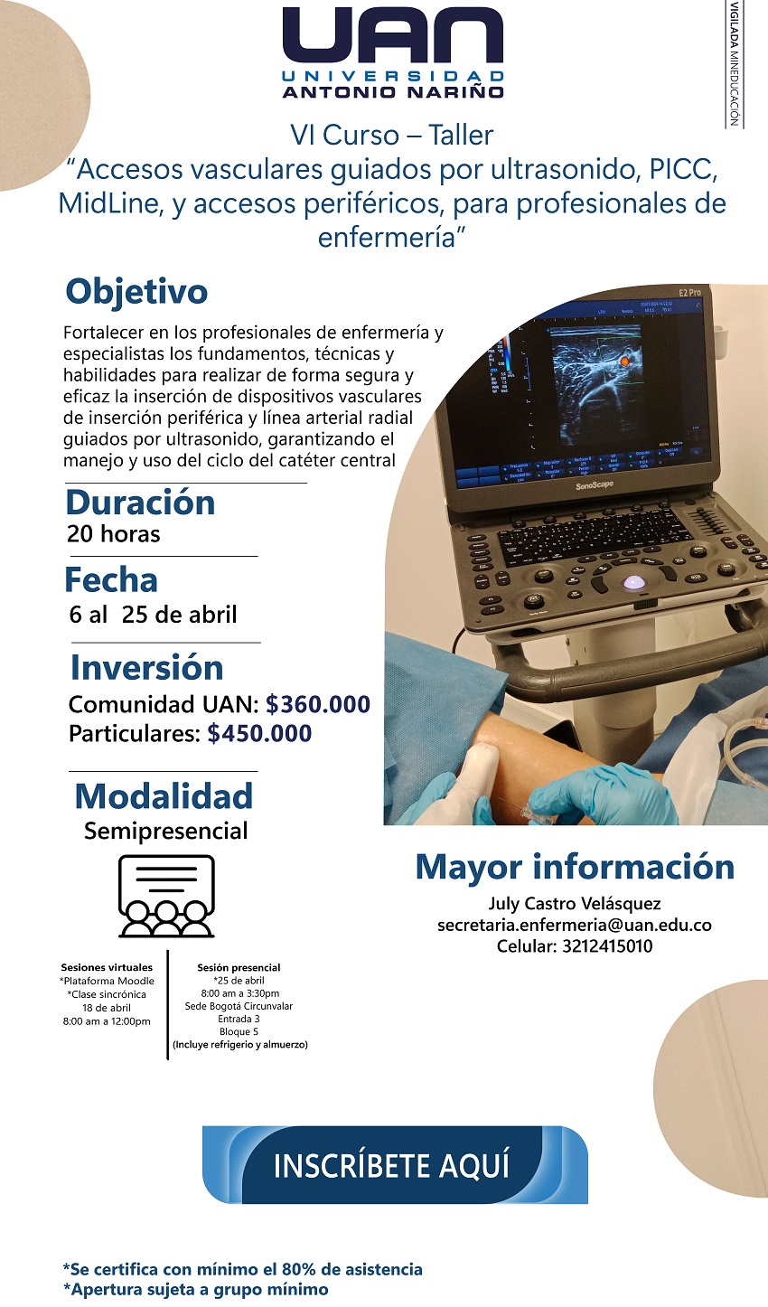 AccesosVascularesGuiadosUltrasonidoPICCMidLineAccesosPerifericos CircunvalarSemipresencial1 2026 M
