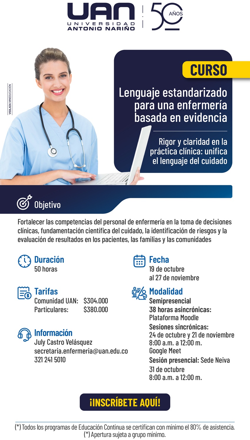 Curso: Lenguaje estandarizado para una enfermería basada en evidencia