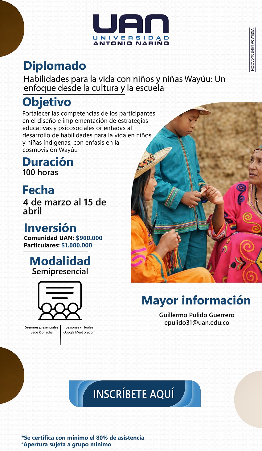 HabilidadesVivaNiniosNiniasWayuu RiohachaSemipresencial M