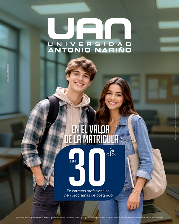 Descuento a egresados de los colegios de la UAN